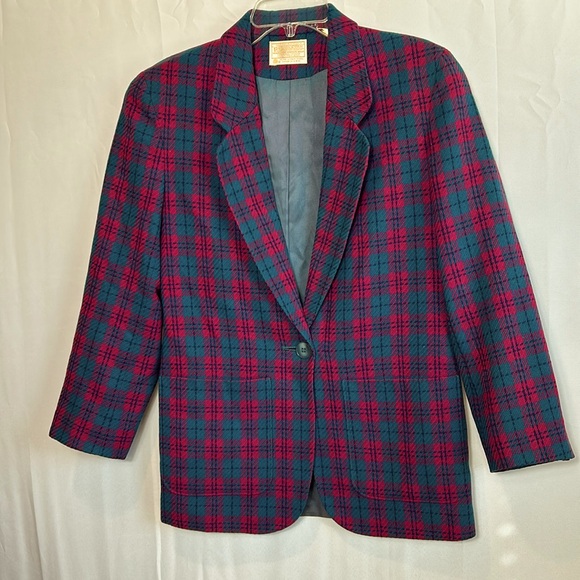 Pendleton Jackets & Blazers - Pendleton wool Jacket Size Medium by Measurement gently worn, red and green